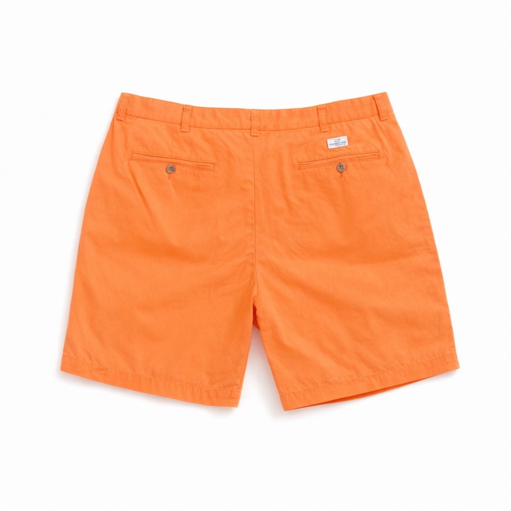 Vineyard Vines Men's Orange Flat Front Chino Golf Shorts Size 40 NWOT